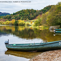 Buy canvas prints of Beached boats on Lake of Menteith by Angus McComiskey