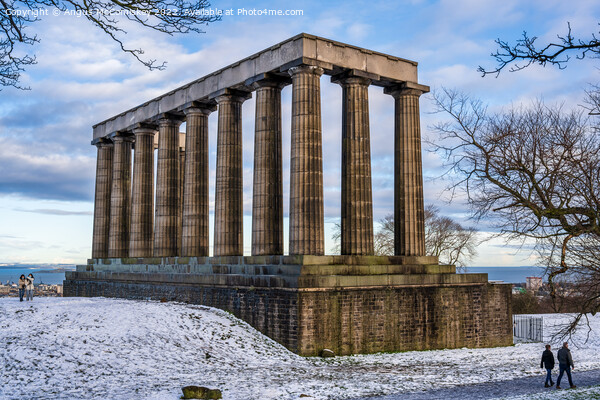National Monument of Scotland on Calton Hill Picture Board by Angus McComiskey