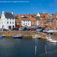 Buy canvas prints of Crail harbour and town by Angus McComiskey