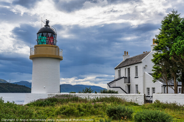 Corran Point Lighthouse Ardgour Scottish Highlands Picture Board by Angus McComiskey