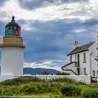 Buy canvas prints of Corran Point Lighthouse Ardgour Scottish Highlands by Angus McComiskey