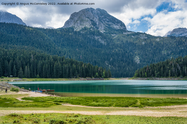 The Black Lake, Durmitor National Park, Montenegro Picture Board by Angus McComiskey