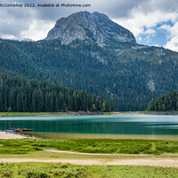 Buy canvas prints of The Black Lake, Durmitor National Park, Montenegro by Angus McComiskey