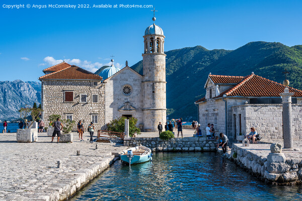 Our Lady of the Rocks, Bay of Kotor, Montenegro Picture Board by Angus McComiskey