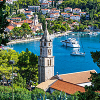 Buy canvas prints of Church of Our Lady of the Snows in Cavtat, Croatia by Angus McComiskey