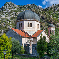 Buy canvas prints of Dome of Saint Nicholas Church in Kotor, Montenegro by Angus McComiskey