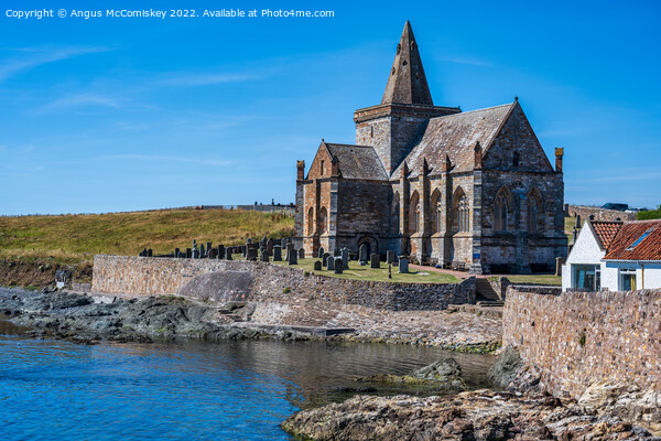 St Monans Auld Kirk in East Neuk of Fife, Scotland Picture Board by Angus McComiskey