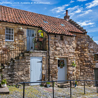 Buy canvas prints of Mangle Cottage in Pittenweem, East Neuk of Fife by Angus McComiskey