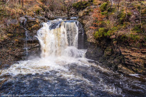 Falls of Falloch in winter Picture Board by Angus McComiskey