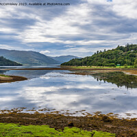 Buy canvas prints of Loch Sunart on the Ardnamurchan Peninsula by Angus McComiskey