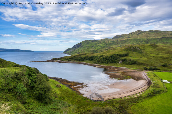 Golden sands of Camas nan Geall, Ardnamurchan Picture Board by Angus McComiskey