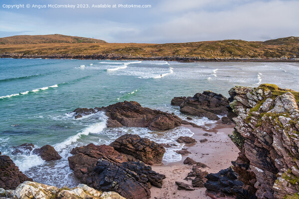 Achnahaird Bay on the Coigach Peninsula Scotland Picture Board by Angus McComiskey