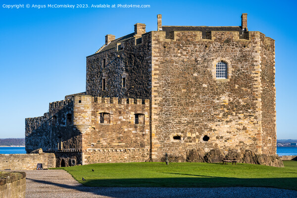 Blackness Castle Scotland Picture Board by Angus McComiskey