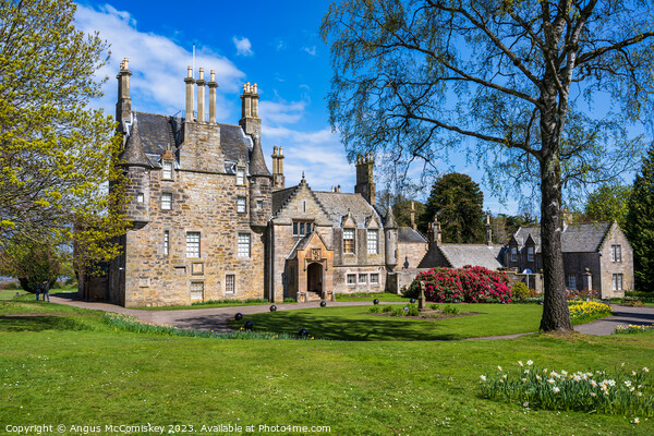 Spring at Lauriston Castle in Edinburgh Picture Board by Angus McComiskey