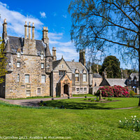 Buy canvas prints of Spring at Lauriston Castle in Edinburgh by Angus McComiskey