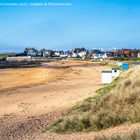 Buy canvas prints of Receding tide on Elie and Earlsferry beach Fife by Angus McComiskey