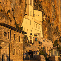 Buy canvas prints of Upper church of Ostrog Monastery in Montenegro by Angus McComiskey
