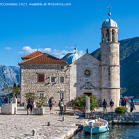 Buy canvas prints of Our Lady of the Rocks, Bay of Kotor, Montenegro by Angus McComiskey