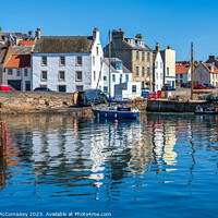 Buy canvas prints of St Monans harbour reflections by Angus McComiskey