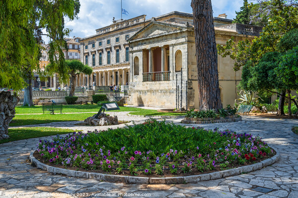 The Garden of the People, Corfu, Greece Picture Board by Angus McComiskey