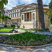 Buy canvas prints of The Garden of the People, Corfu, Greece by Angus McComiskey