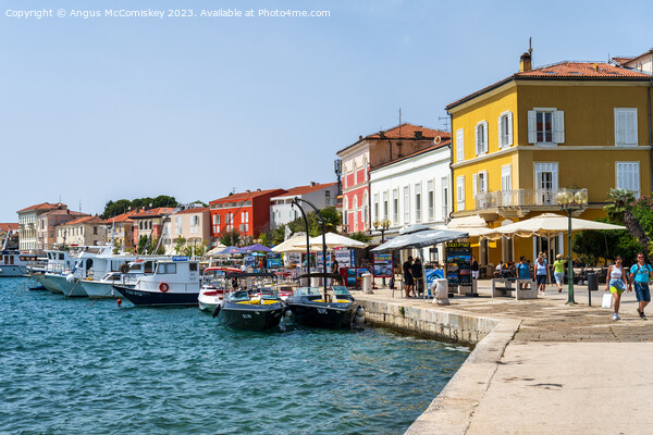 Porec seafront on Istrian Peninsula of Croatia Picture Board by Angus McComiskey
