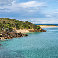 Buy canvas prints of Herm Island east coast beaches, Channel Islands by Angus McComiskey