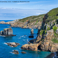 Buy canvas prints of Port du Moulin Bay on Sark, Channel Islands by Angus McComiskey