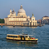 Buy canvas prints of Southern entrance to the Grand Canal in Venice by Angus McComiskey