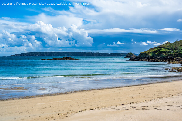 Shell Beach on Herm Island, Channel Islands Picture Board by Angus McComiskey
