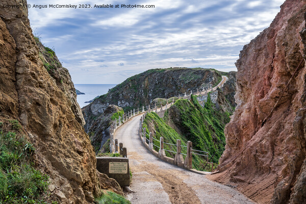 La Coupee Sark, Channel Islands Picture Board by Angus McComiskey