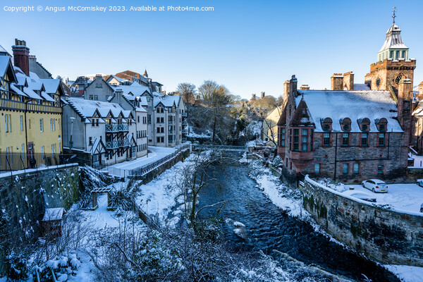 Dean Village on the Water of Leith in Edinburgh Picture Board by Angus McComiskey