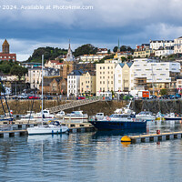 Buy canvas prints of St Peter Port waterfront Guernsey, Channel Islands by Angus McComiskey