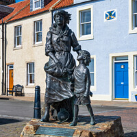 Buy canvas prints of Pittenweem Fishermen's Memorial, East Neuk of Fife by Angus McComiskey