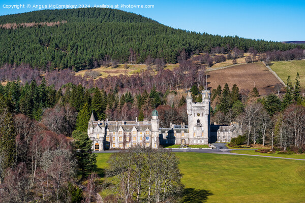 Balmoral Castle on Royal Deeside in Scotland Picture Board by Angus McComiskey