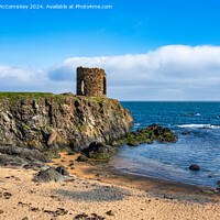 Buy canvas prints of Lady’s Tower on the Fife Coastal Path at Elie by Angus McComiskey