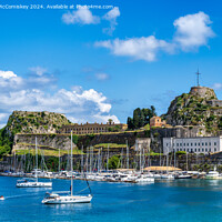 Buy canvas prints of Old Fortress of Corfu, Greece by Angus McComiskey