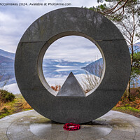 Buy canvas prints of Loch Lomond National Park Memorial at Rowardennan by Angus McComiskey