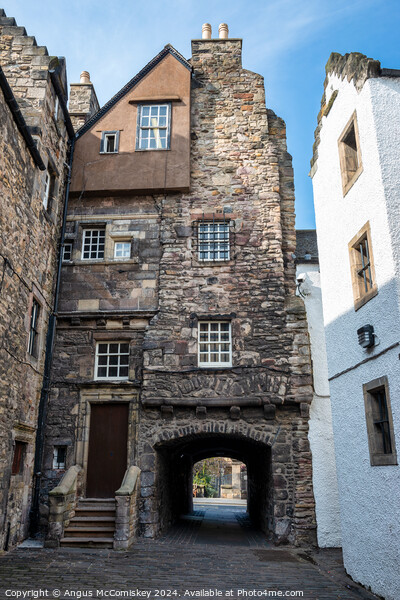 Bakehouse Close, Canongate, Edinburgh Picture Board by Angus McComiskey