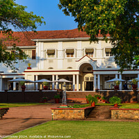 Buy canvas prints of Victoria Falls Hotel, Zimbabwe by Angus McComiskey