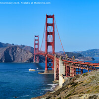 Buy canvas prints of Golden Gate Bridge from the Presidio San Francisco by Angus McComiskey