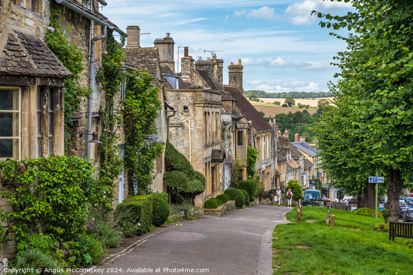 Cotswolds cottages in Burford, Oxfordshire Picture Board by Angus McComiskey