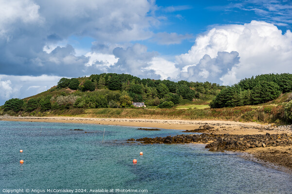 Fisherman’s beach on Herm Island, Channel Islands Picture Board by Angus McComiskey