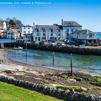Buy canvas prints of Crusoe Hotel in Lower Largo in Fife, Scotland by Angus McComiskey