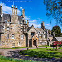 Buy canvas prints of Spring flowers at Lauriston Castle, Edinburgh by Angus McComiskey