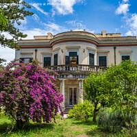 Buy canvas prints of Villa Mon Repos, Island of Corfu, Greece by Angus McComiskey