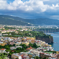 Buy canvas prints of Sorrentine Peninsula and Bay of Naples, Italy by Angus McComiskey