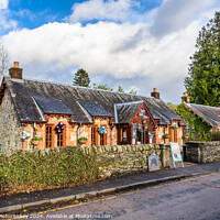 Buy canvas prints of The Village Rest in Luss, Scotland by Angus McComiskey
