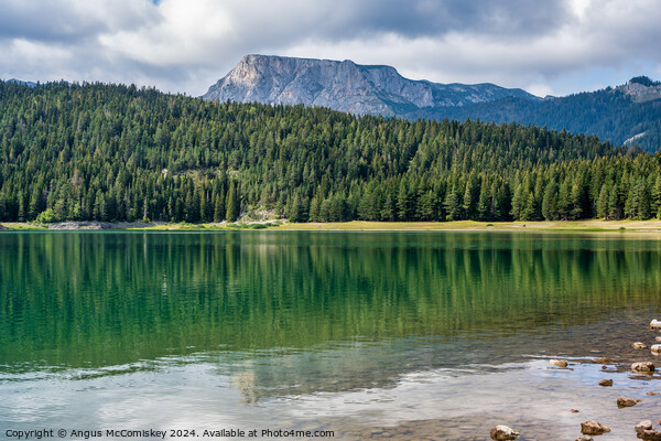 The Black Lake and Međjed Peak, Montenegro Picture Board by Angus McComiskey