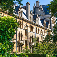 Buy canvas prints of Meadow Building, Christ Church College, Oxford by Angus McComiskey